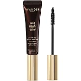Wander Beauty Mile High Club Soft Brown Mascara - Defining, Lengthening, Water-Resistant - Cruelty Free - Smudge-proof, Flake-proof. Castor Oil and Peach Leaf Extract, 0.31oz
