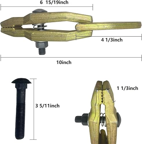 Labwork 5-Ton Two-Way Frame Back Self-Tightening Grips Auto Body Repair Pull Clamp Tool