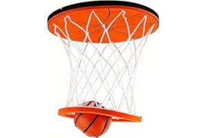 Hanging Indoor Basketball Hoop on The Ceiling,2025 New Ceiling Mini Basketball Hoop Indoor,Funny Stress-Relieving Toy for Adu