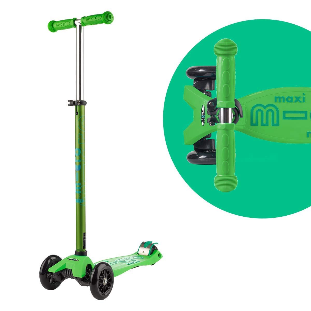Micro Kickboard - Maxi Deluxe 3-Wheeled, Lean-to-Steer, Swiss-Designed Micro Scooter for Kids, Ages 5-12