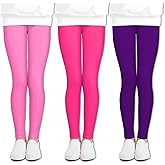 LUOUSE Multipack Cute Printed Girls Stretch Leggings Ankle Length 4-13 Years