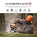 CustomGrips Cut Resistant Work Gloves. Span-Nylon Polyester Liner, Level 4 Abrasion Resistance, Nitrile Foam Palm Coated. Superior Breathability & Grip for All Day Comfort. [Large, 6 Pairs]