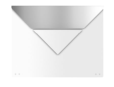 frabox Design Briefkasten EVERE Weiss/Edelstahl, ohne Zeitungsfach
