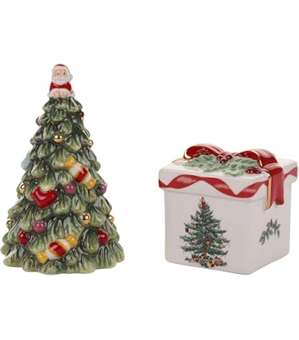 Amazon.com: Spode Figural Christmas Tree Cookie Jar - 12.25