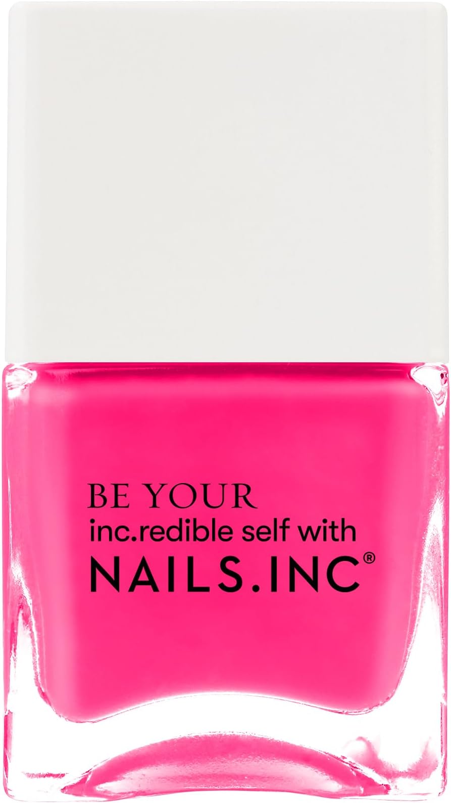 Nails.INC Be Your Inc.redible Self Sun Street Passage Neon Pink Nail Polish 14