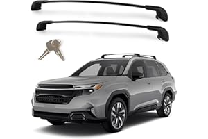 Roof Rack Cross Bars Compatible with Subaru Forester Sport/Touring Hybrid 2025 2026 (Not for Raised Rails), Heavy Duty 300 LB