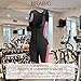 BRABIC Women's Full Body Shapewear Sport Sweat Neoprene Suit,Waist Trainer Bodysuit with Adjustable Straps for Weight Loss