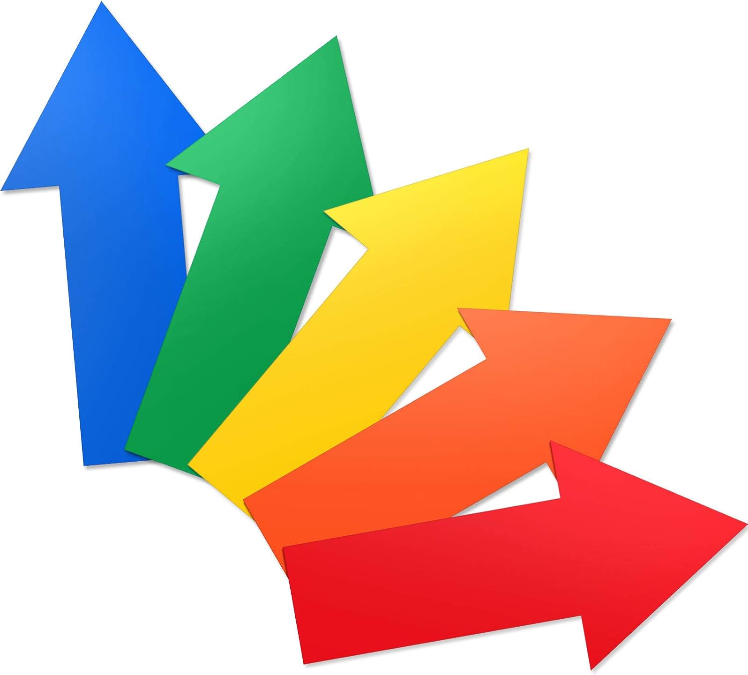 40 Pieces Arrow Sticker, Directional Arrow Sign 8 Inch