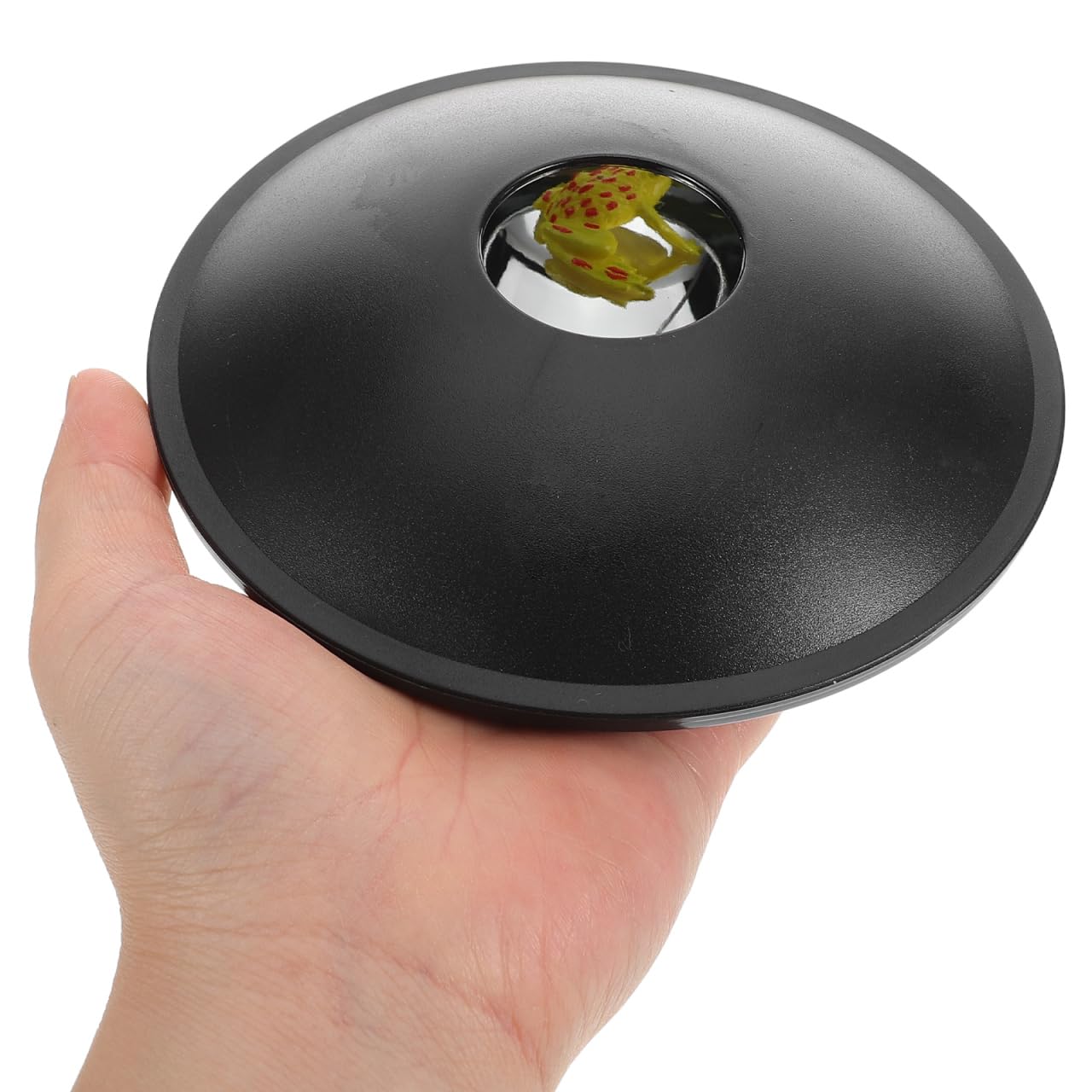 BESTonZON Toy Desktop Hologram Desk Accessory Parabolic Optical Mirror Holographic Projection Visual Illusions Ghost Hologram Black Plastic