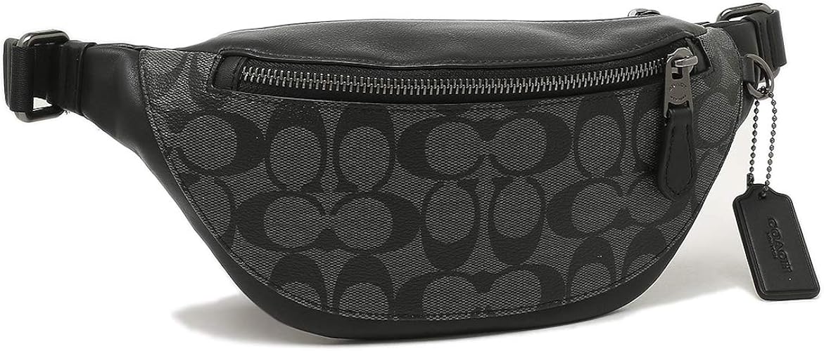 Amazon コーチ ボディバッグ ショルダーバッグ アウトレット メンズ Coach F Qbmi5 グレー ブラック 並行輸入品 ボディバッグ ワンショルダー