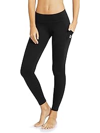 Baleaf Women's Yoga Workout Leggings Side Pocket for 5.5" Mobile Phone