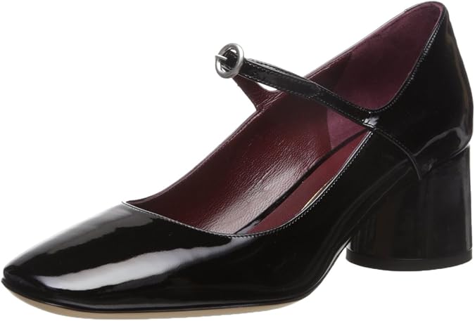 Onlymaker Women Platform Mary Jane Pumps Ankle Strap Stiletto High Heels Dress Buckle Shoes 