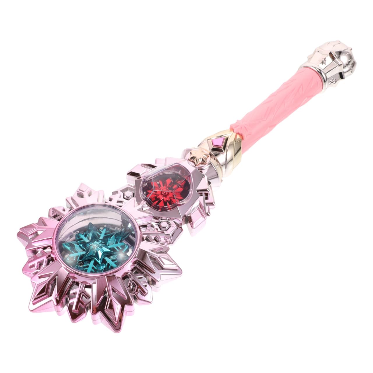 ibasenice Musical Light Up Snowflake Wand for Interactive Fairy Princess Scepter with Glow and Sound Effects Lightweight Holiday Wand for Birthday Cosplay and Xmas Party Favors