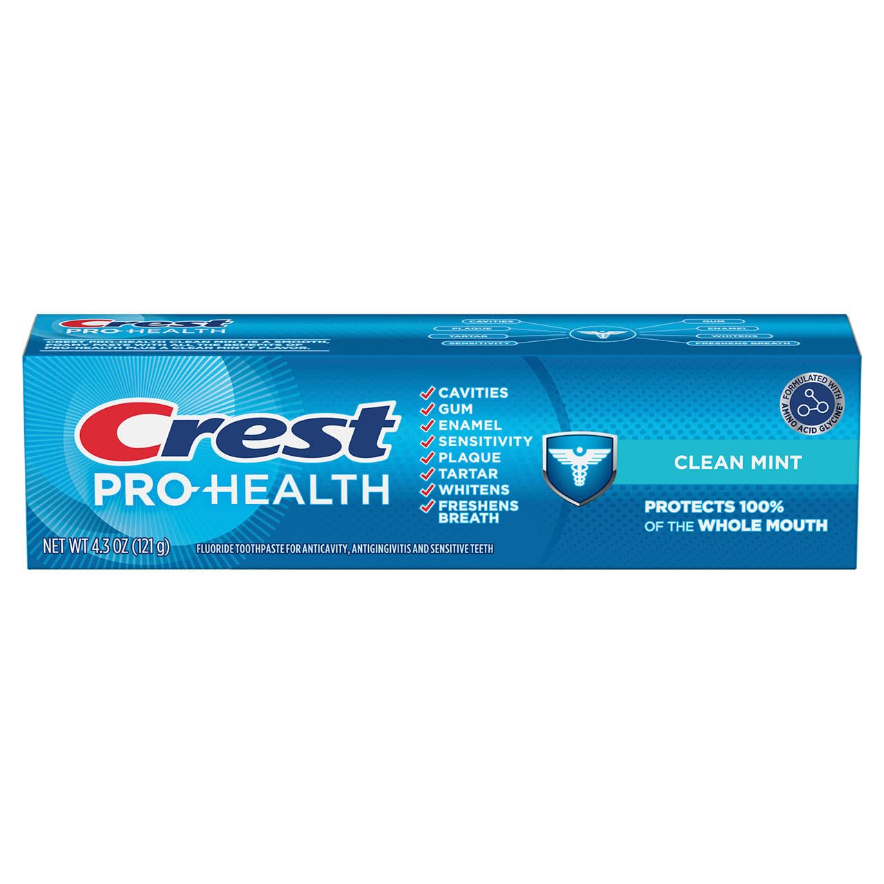 Photo 1 of Crest Crest Pro Health Toothpaste Clean Mint, 4.3 oz exp- 08/2027