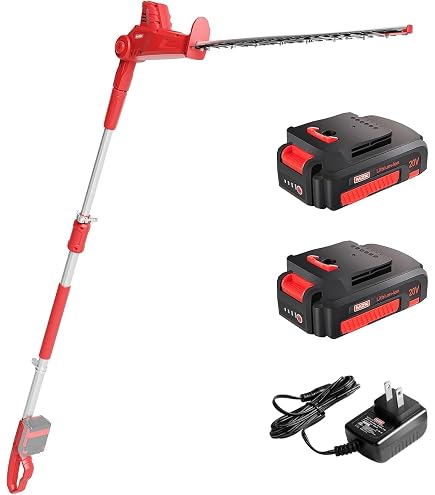 Amazon.com : MZK 20V MAX 23-inch Cordless Pole Hedge Trimmer