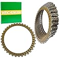 WEICHENGXIN 9Pcs Clutch Friction Plates Set for Sportster 883 1200 XL883 XL1200 Dyna Low Rider Softail