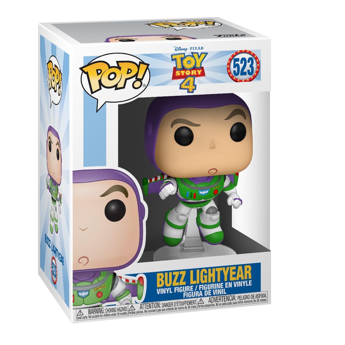Funko POP! Vinyl: Disney Pixar: Toy Story 4: Buzz Lightyear - Collectable Vinyl Figure - Gift Idea - Official Merchandise - Toys for Kids & Adults - Movies Fans - Model Figure for Collectors