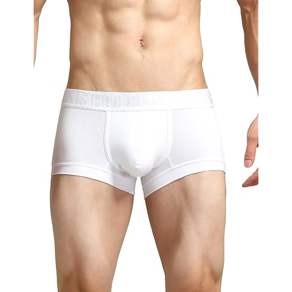 Forever Angel Men's 100% Silk Boxer Shorts - Knitted Briefs With Double-Layer Crotch