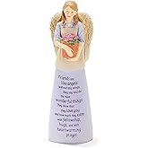 Dicksons Friends Like Angels Without Wings Periwinkle Blue 6 Inch Resin Tabletop Angel Figurine