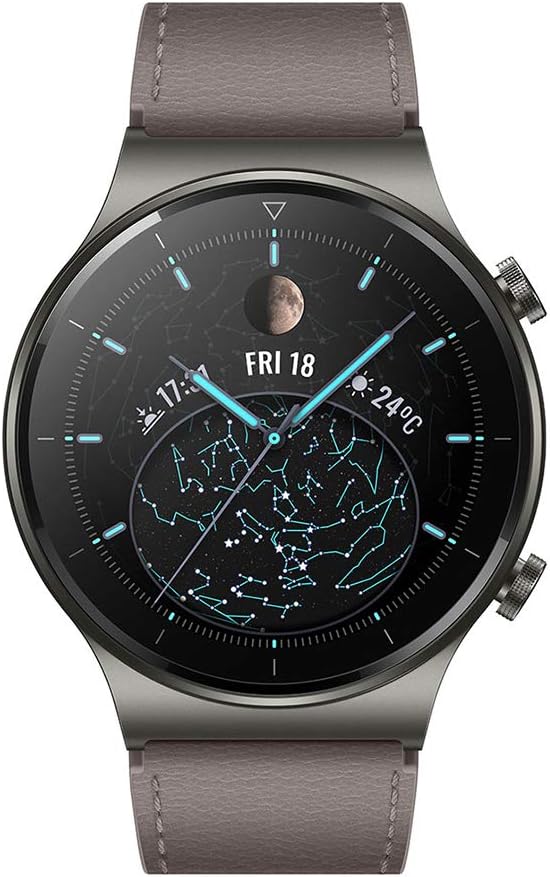 HUAWEI WATCH GT 2 Pro Smartwatch, Touchscreen 1.39" AMOLED HD, 2 settimane di utilizzo con una ricarica, GPS e GLONASS, SpO2, 100+ Modalità di allenamento, Chiamate Bluetooth, Grigio (Gray)