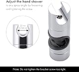 KES Shower Head Holder Bracket 18-25mm Bar Chrome PB4-CH Adjustable 360° view 5