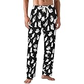 SJWJUO Mens Pajama Pants Soft Pj Pants Lounge Pajama Bottoms with Pockets Drawstring
