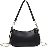 WantGor Clutch Tote Handbags, Shoulder Purse for Women Crossbody Bags Mini Hobo Bag Retro Vegan Leather Trendy Handbag