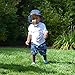 i play. Baby Boys Bucket Sun Protection Hat, Royal Blue Fish, 0/6mo