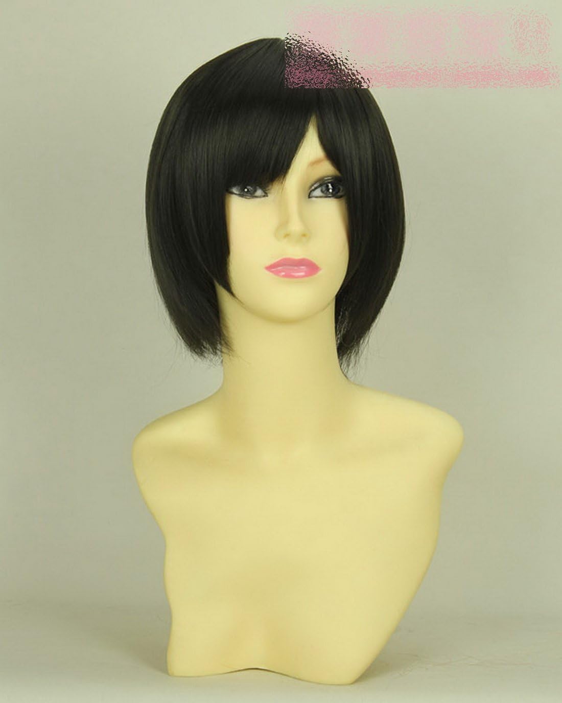 Short black straight cosplay wig Wig tutor lark Christine Mi Gintama Shimura new eight- horse black dragon cosplay wig wig