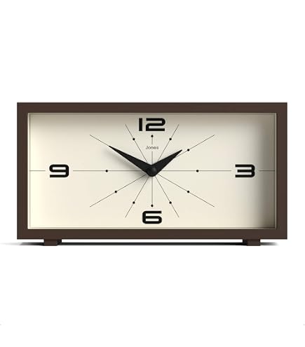 Amazon.com: NEWGATE® Wideboy Alarm Clock | Rectangular Retro