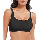 YEOREO Womens Everyday Bra Scoop Wireless Bralette No Underwire Corriney Full Coverage Push Up Bra