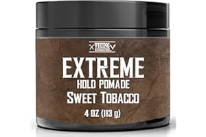 Viking Revolution - Pomade for Men - Firm Strong Hold & High Shine for Classic Styling - Water Based & Easy to Wash Out - Swe