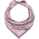 COACH womens Coach Script Laurel Floral Printed Silk Square