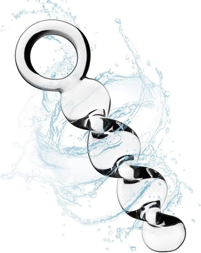 Ultra-Smooth Double-Ended Sided Crystal Ergonomic Design Huge Upscale Crystal Clear Spiral Glass for Women Men Female Male TUII007