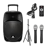 PRORECK Freedom 15 Portable 15-Inch 800 Watt 2-Way