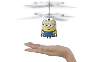 WOW! STUFF WOW! PODS Minions: Rise Of Gru - Otto Jetpack RC Flying Ball, Interactive Mini Remote Controlled Helicopter Toy for Kids Ages 4+