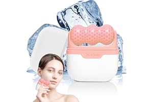Novovida Facials Ice Roller, Ice Roller for Face/Eyes/Neck, 2 in 1 Roller Massager for Daily Beauty Skin Care