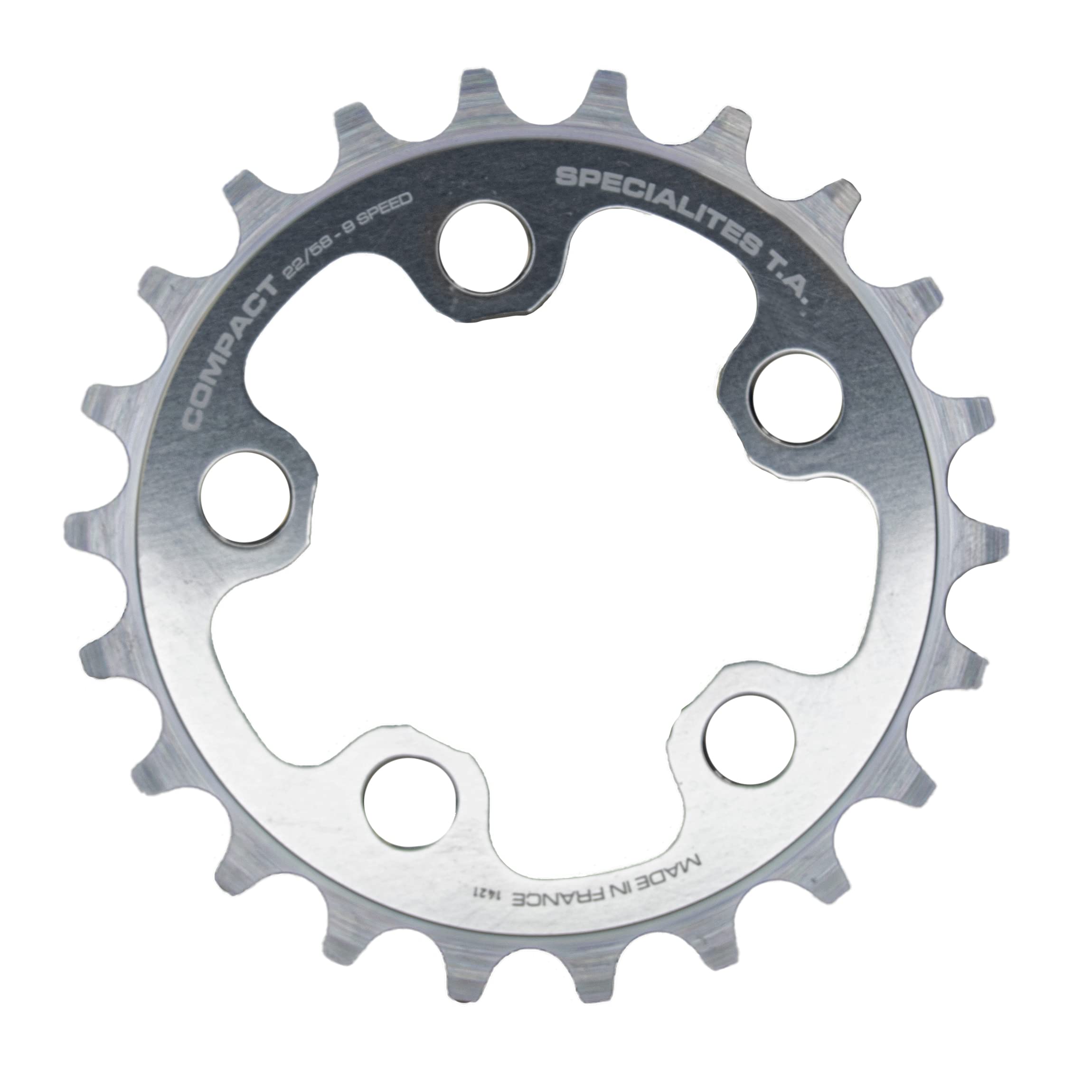 Spécialités TA Compact 9 Speed 58pcd Chainring, Inner 22t, Silver
