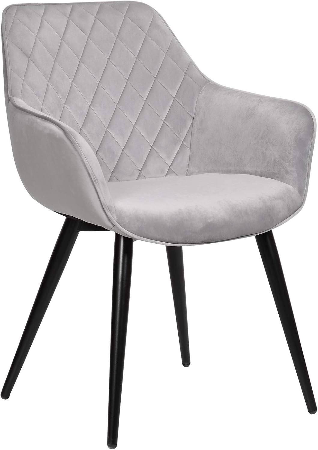 Esszimmerstuhl Mit Samtsitz & Goldbeinen - Moderner Polsterstuhl