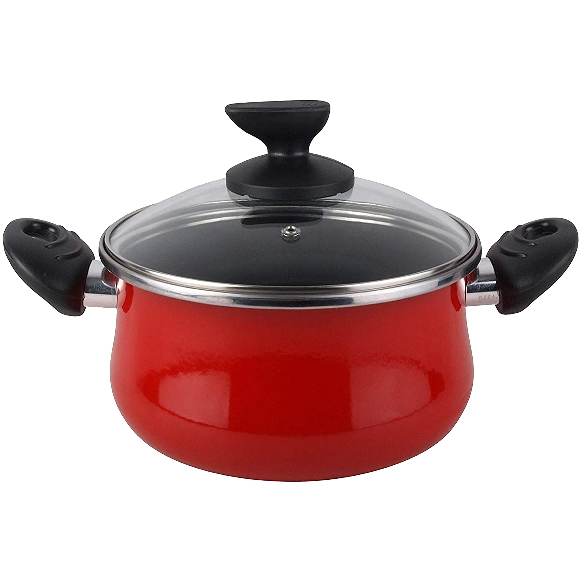 Megafesa Praga - Stewpot with lid, 20cm Diameter, Claret Colour