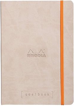 Amazon Com Rhodia Goalbook Journal A5 Dotted Beige Office Products