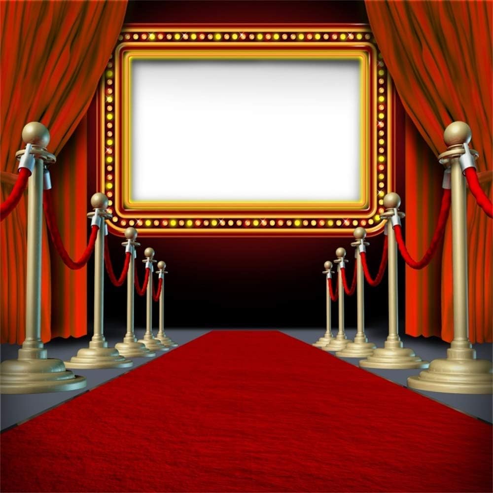 8x8ft Vinyl Red Carpet Stage Photography Backdrop Blank Board Banner Red  Curtain Photo Background Hollywood Oscar Event Party Decoration Birthday  Wedding Photographic Backdrops Customized Accessories avenueeventgroup.com