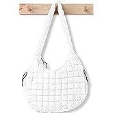 Puffer Tote Bag for Women Large Quilted Tote Bag Quilted Carryall Bag Soft Puffy Crossbody Bag Hobo Handbags Puff Purse