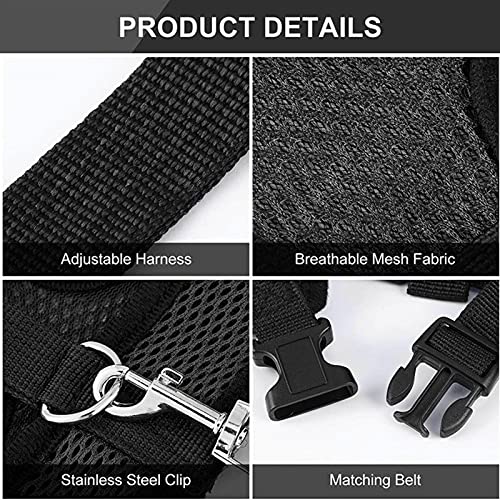 PERFECTHA HühnerGeschirr Atmungsaktiv Für Henne Und Haustiere Mit Passendem Gürtel Bequem Verstellbares HühnerGeschirr… – Bild 6