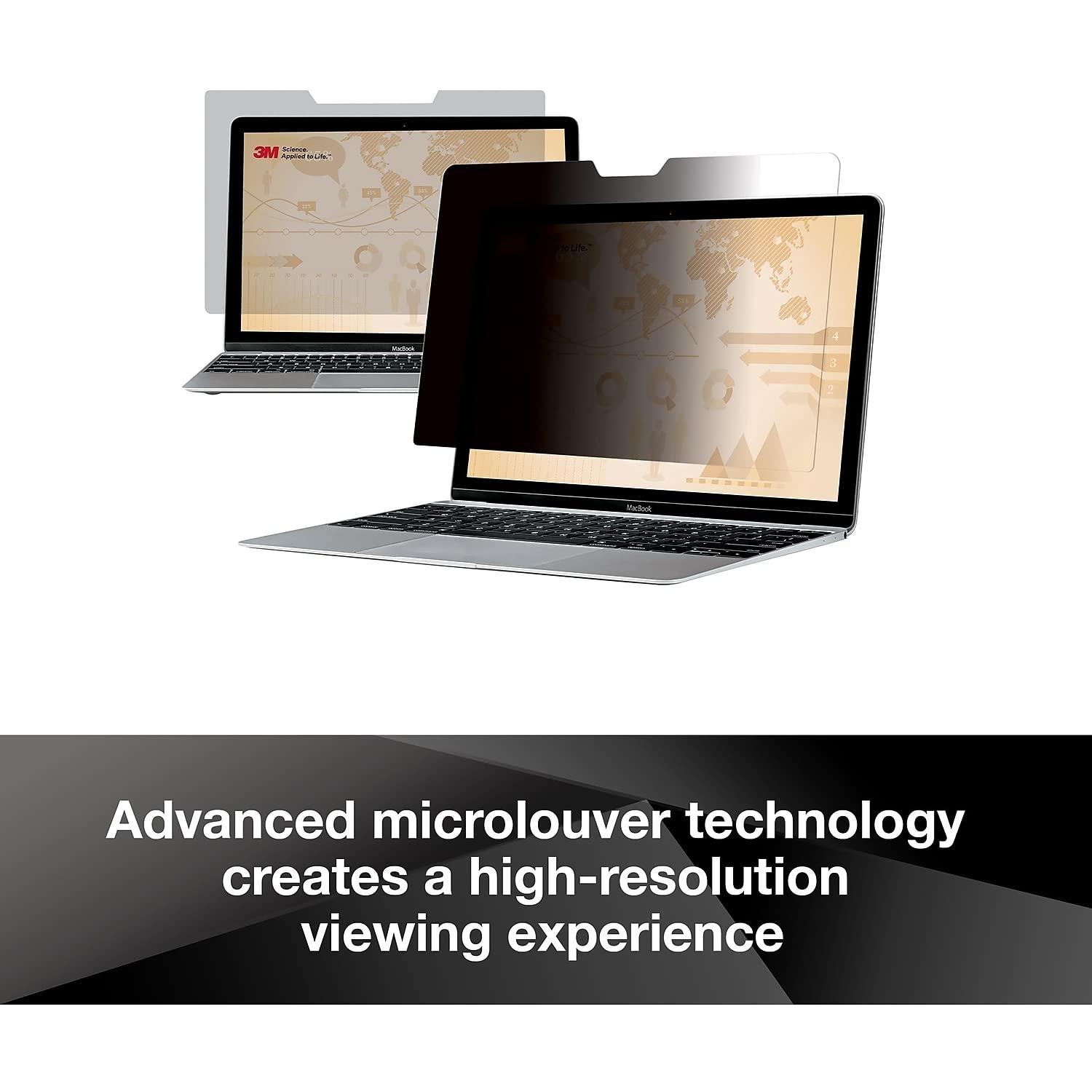 3M Privacy Filter for 14in Laptop, 16:9, PF140W9B