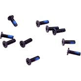 10X M2.5 x 7mm Back Plate Replacement Screw D Bottom Cover Case Screws Set for Dell Inspiron 13 5000 5368 5378 5379 and 13 7000 Series 2-in-1 Laptop