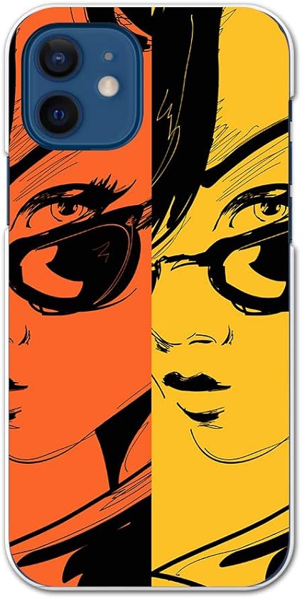 Amazon Co Jp Iphone12 6 1インチ 専用ハードケース Igcase 各キャリア Iphone 12 Iphone12 Pro 共通対応 スマホカバー カバー ケース Pc ハードケース イラスト 女の子 カラフル 家電 カメラ