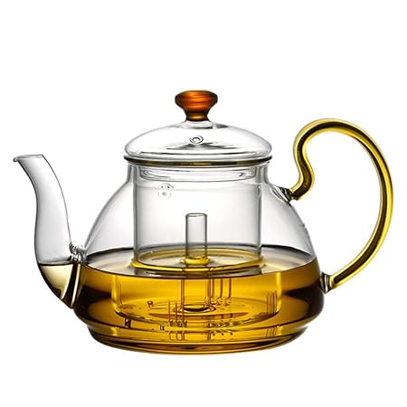 M-CH Tetera Teteras de Vidrio con infusor, Juego de té Kung Fu de ...