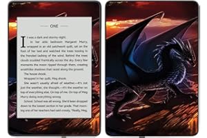 MIGHTY SKINS MightySkins Skin Compatible with Amazon Kindle Paperwhite 2018 (Waterproof Model) - Fire Dragon | Protective, Durable, and Unique Vinyl Decal wrap Cover | Easy to Apply, Remove| Made in The USA