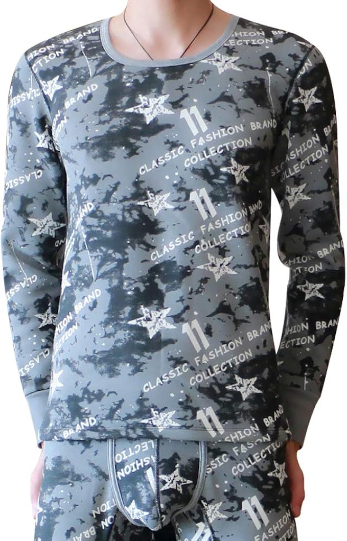 Amazon チレエコ Chireeko あったかインナー 上下セット メンズ 保温インナー ヒートテック 長袖シャツ インナーシャツ ロングタイツ 長ズボン下 スパッツ ももひき 防寒 保温 冬 インナーシャツ 通販